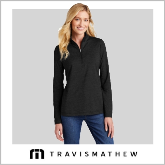 Travis Mathew Jackets & Blazers - Women's Travis Mathew Crestview 1/4-Zip | Black | Sz: M